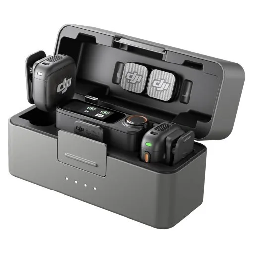 DJI Mic 3 (2 TX + 1 RX + Charging Case), Wireless Microphone