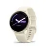Garmin vívoactive 6, 42mm GPS smartwatch, AMOLED touchscreen, all-day health monitoring, personalised fitness features, advanced sleep coaching, Music, up to 11 days battery life, Bone/Lunar Gold