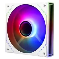 Thermalright TL-M12W-S 120mm CPU Case Fan With ARGB Mirror Light Effect, PWM Silent Computer Cooler for Liquid and Air Cooling, 4-Pin Quiet PC ARGB Fan (White) - Image 2