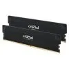 Crucial Pro DDR5 RAM 32GB Kit (2x16GB) 6000MHz CL36, Overclocking Gaming, Intel XMP 3.0 / AMD EXPO, Computer Memory (PC), Black - CP2K16G60C36U5B
