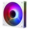 Thermalright TL-M12W-S 120mm CPU Case Fan With ARGB Mirror Light Effect, PWM Silent Computer Cooler for Liquid and Air Cooling, 4-Pin Quiet PC ARGB Fan (White)